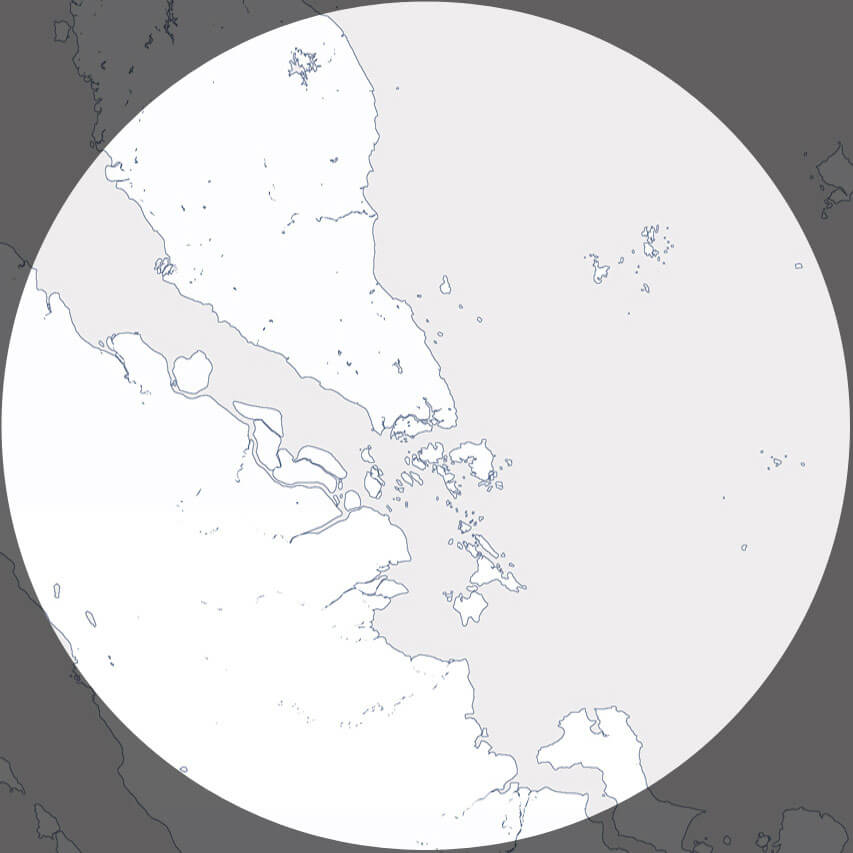 Regional radar map